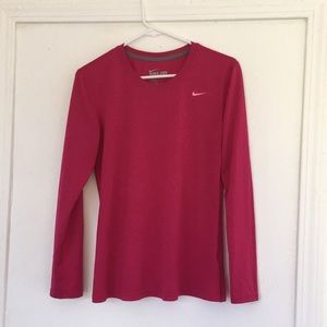 New pink dri fit Nike blouse / top s